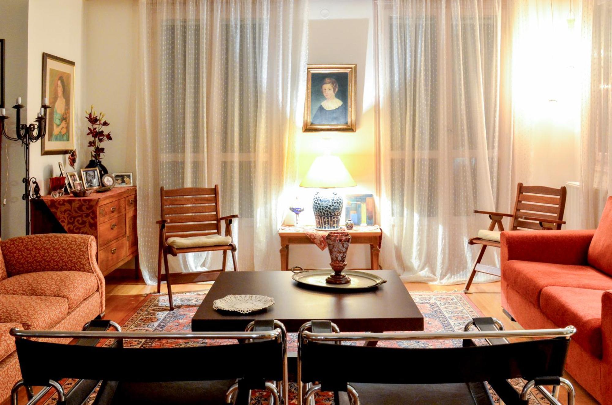 Elegant Stone Mansion In Historic Mystras Apartment Luaran gambar